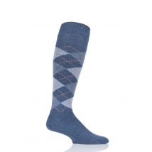 1 Pair Denim Preston Soft Acrylic Knee High Socks Men's 6.5-11 Mens - Burlington
