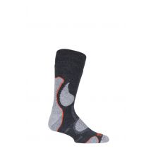 1 Pair Charcoal 3 Seasons Merino Wool Walking Socks Unisex 9-11.5 Mens - 1000 Mile
