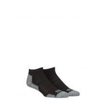 Mens and Women's 2 Pair 1000 Mile Run Anklet Socks Black 6-8.5 Ladies