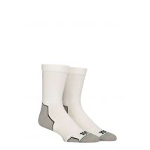 Mens and Women's 2 Pair 1000 Mile Run Repreve Crew Socks White Mens 9-11.5