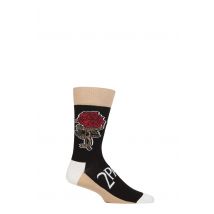 SOCKSHOP Music Collection 1 Pair Tupac Cotton Socks Rose One Size