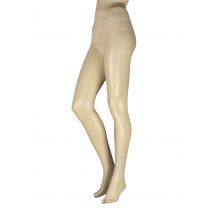 Women's 1 Pair Falke Shelina 12 Denier Ultra Transparent Tights With Shimmer Porcelain L