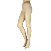 Women's 1 Pair Falke Shelina 12 Denier Ultra Transparent Tights With Shimmer Cocoon S