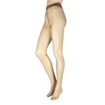 Women's 1 Pair Falke Shelina 12 Denier Ultra Transparent Tights With Shimmer Hazel L