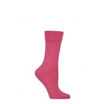 Women's 1 Pair Falke Sensitive London Left And Right Comfort Cuff Cotton Socks Candy 2.5-5 Women's