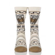 Mens and Ladies 1 Pair Stance The Big Lebowski The Dude Combed Cotton Socks Tan 3-5.5