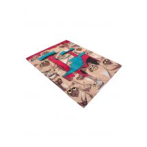 1 Pack Heat Holders 1.7 TOG Cat Pattern Blanket Cocoa 127*178CM