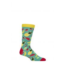 Mens and Women's 1 Pair Shared Earth Fair Trade Fruits Bamboo Socks Fruits UK 3-7