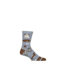 Mens and Women's 1 Pair Shared Earth Fair Trade Dogs Bamboo Socks Dogs UK 7-12