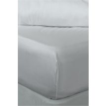 Lazy Panda 300 Thread Count Bamboo Fitted Sheet Platinum Single