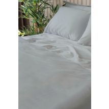 Lazy Panda 300 Thread Count Bamboo Flat Sheet Platinum Single