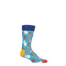 Mens and Women's 1 Pair Happy Socks Bring It On Socks Multi 4-7 Unisex