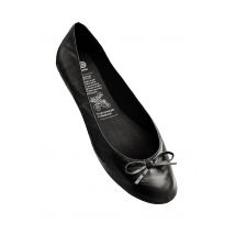 1 Pair Black Black Rollable After Party Shoes to Keep in Your Handbag Ladies Medium (5-6) - Rollasole