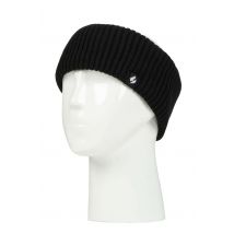 Ladies 1 Pack SOCKSHOP Heat Holders Padova Ribbed Headband Black One Size