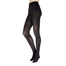 Women's 1 Pair Charnos Eco 80 Denier Opaque Tights Black Medium / Large