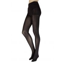 Women's 1 Pair Charnos Eco 80 Denier Opaque Shaper Tights Black Small / Medium