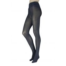 Women's 1 Pair Charnos Extra Fine Cotton Tights Petrol Medium/Large