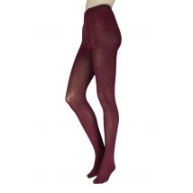Women's 1 Pair Charnos 60 Denier Opaque Tights Cherry Medium