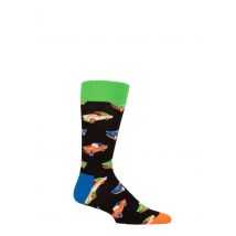 Mens and Women's 1 Pair Happy Socks Car Socks Multi 4-7 Unisex