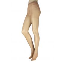 Women's 1 Pair Charnos 30 Denier Energising Firm Support Compression Tights Natural Tan L