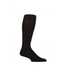 Mens and Women's 1 Pair Charnos Unisex Travel Flight Socks Black S