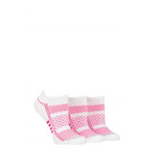 Women's 3 Pair Glenmuir Cushioned Sport Trainer Socks White 4-8