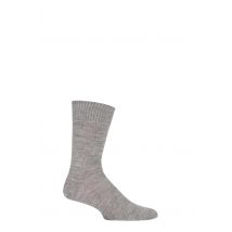 1 Pair Natural Grey of London Plain Alpaca Socks Unisex 8-10 Unisex - SOCKSHOP of London