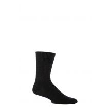 1 Pair Black of London Mohair Plain Knit True Socks Unisex 11-13 Unisex - SOCKSHOP of London