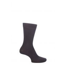 1 Pair Grey of London Bamboo Plain Knit True Socks Unisex 11-13 Unisex - SOCKSHOP of London