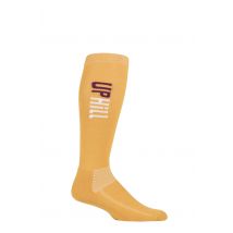 UpHillSport 1 Pair Organic Cotton Equestrian Socks Yellow 5.5-8 Unisex