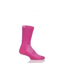 1 Pair Pink Made in Finland Hiking Socks Unisex 3-5 Unisex - Uphill Sport