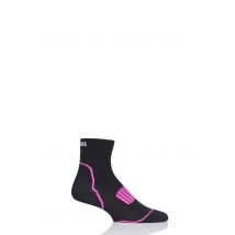 1 Pair Black / Pink UpHill Sport Front Running L1 Socks Unisex 3-5 Unisex - Uphill Sport