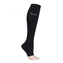 1 Pair Black Milk Compression Open Toe Socks Ladies Medium - Elle