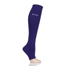 1 Pair Purple Milk Compression Open Toe Socks Ladies Small - Elle