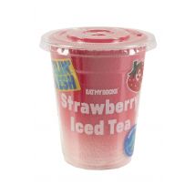 EAT MY SOCKS 2 Pair Iced Tea Cotton Socks Strawberry Iced Tea One Size