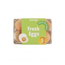 EAT MY SOCKS 3 Pair Fresh Eggs Cotton Socks Eggs One Size