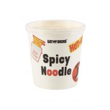 EAT MY SOCKS 2 Pair Spicy Noodles Cotton Socks Noodles One Size