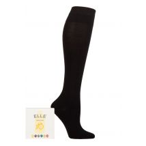 Women's 1 Pair Elle Milk Socks with Massage Sole Black M