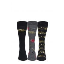 3 Pair Assorted Game of Thrones Logo Cotton Socks Unisex 11-14 Unisex - Film & TV Characters