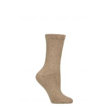 1 Pair Oatmeal Diabetic Socks Ladies 4-7 Ladies - HJ Hall