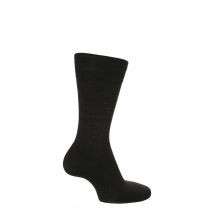 1 Pair Anthracite Melange Sensitive Berlin Virgin Wool Left and Right Socks With Comfort Cuff Men's 11.5-14 Mens - Falke