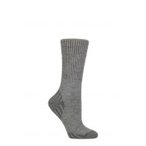 Women's 1 Pair SOCKSHOP IOMI FootNurse Diabetic Merino Wool Boot Socks Grey 4-8