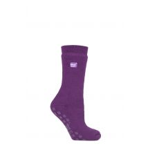1 Pair Violet Heat Holders Raynaud's Socks Ladies 4-8 Ladies - Iomi