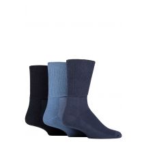 SOCKSHOP IOMI FootNurse Bamboo Cushioned Foot Diabetic Socks Denim 4-7