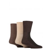 SOCKSHOP IOMI FootNurse Bamboo Cushioned Foot Diabetic Socks Coffee Bean 6-8.5 Unisex