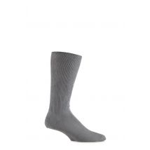 1 Pair Grey Footnurse Oedema Extra Wide Cotton Socks Men's 6-8.5 Mens - Iomi