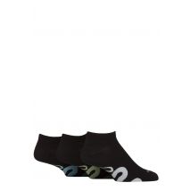 Mens 3 Pair SOCKSHOP Wildfeet Bamboo Trainer Socks Snakes 7-11