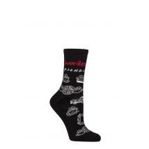 Women's 1 Pair SOCKSHOP Friends Chandler Cotton Socks Multi 4-7 Women's