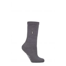 Women's 1 Pair Jeep Renegade Thermal Boot Socks Grey 4-8 Ladies