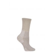 1 Pair Khaki Hiking Thick Cushion Socks With Thorlon Ladies 5.5-7.5 Ladies - Thorlos